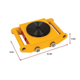 Heavy Duty Machine Dolly Skate Machinery Roller Mover Cargo Trolley 6T - Extra Image