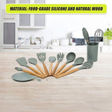 13x Kitchen Utensils for Cooking Baking Silicone Set - Extra Image