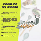 13x Kitchen Utensils for Cooking Baking Silicone Set - Extra Image
