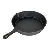 Pre Seasoned Cast Iron Skillet Fry Pan Set 3 Pcs Frying Pan Set - 45-Degree Angle