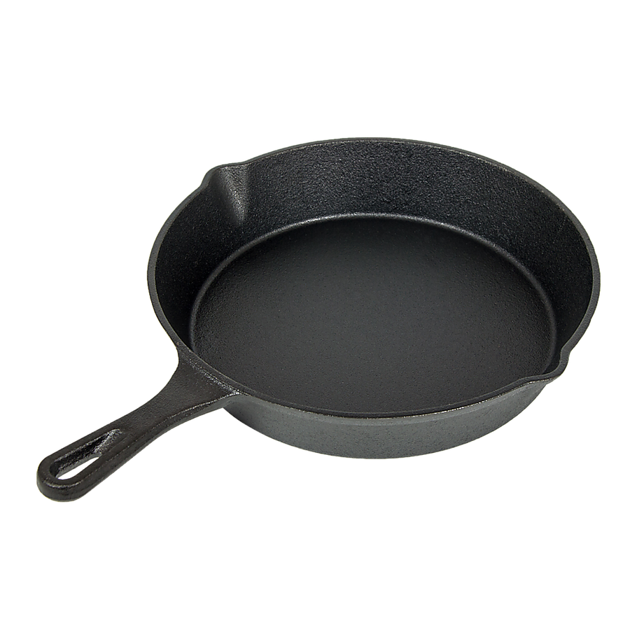 Pre Seasoned Cast Iron Skillet Fry Pan Set 3 Pcs Frying Pan Set, image 6