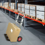 100kg Trolley Folding Hand Truck Sack Barrow - Low Angle
