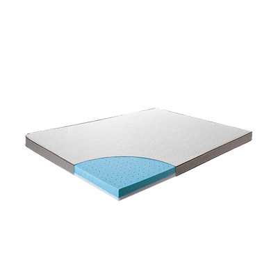 King Cooling Gel Memory Foam Mattress Topper – CertiPUR-US® Certified Foam