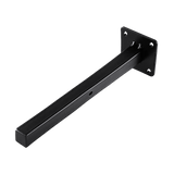 20cm Floating Shelf Brackets Industrial Metal Shelving Supports 4-Pack