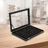 100 Earring Ring Holder Jewellery/Necklace Display Storage Gift Box Show Cases - Rear View