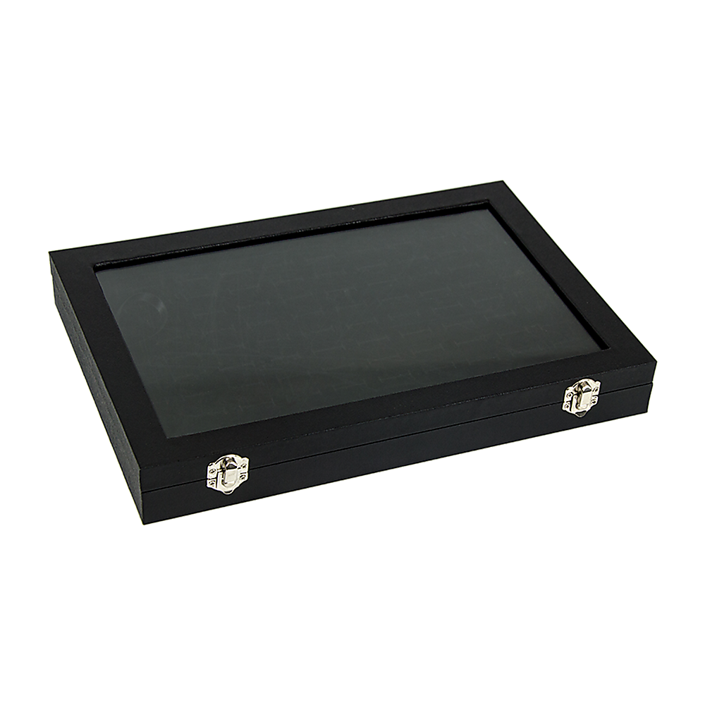 100 Slot Earring Ring Holder Jewellery Necklace Display Storage Gift Box Showcase For Organised Collection