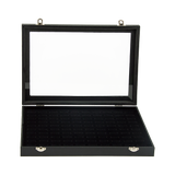 100 Earring Ring Holder Jewellery/Necklace Display Storage Gift Box Show Cases - Low Angle