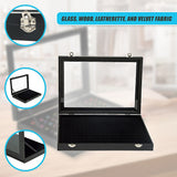 100 Earring Ring Holder Jewellery/Necklace Display Storage Gift Box Show Cases - Extra Image