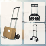 150KG Portable Cart Folding Dolly Push Truck Hand Collapsible Luggage Trolley - Extra Image