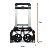 150KG Portable Cart Folding Dolly Push Truck Hand Collapsible Luggage Trolley - Extra Image