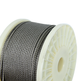 50M 316 Marine Stainless Steel Wire Rope Cable Decking Balustrade Rigging 7x19 4mm