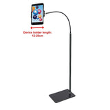 Adjustable Floor Stand Lazy Mount Holder Bracket For 4-9.5in Tablet Phone Stand - Low Angle