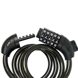 Security 5 Digit Combination Bike Cable Lock with Mounting Bracket - Rear View