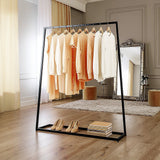 Commercial Clothing Garment Rack Retail Shop Black