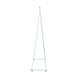 Commercial Clothing Garment Rack Retail Shop White - Top-Down View