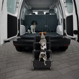 Folding Pet Dog Car Boot Access Steps Ladder Stairs Strong Lightweight - Front View