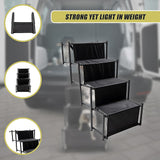 Folding Pet Dog Car Boot Access Steps Ladder Stairs Strong Lightweight - Low Angle