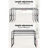 Overbed Table Work Laptop Desk with Wheels - Low Angle
