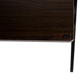 Folding Desk with Shelf Computer Laptop PC Table Side Home Office Furniture - Rear View