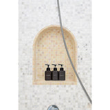 Shower Niche - Arch 450 x 350 x 90mm Prefabricated Wall Bathroom Renovation - Top-Down View