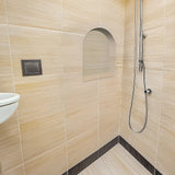 Shower Niche - Arch 450 x 350 x 90mm Prefabricated Wall Bathroom Renovation - Rear View