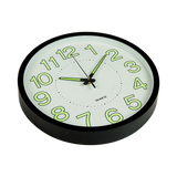 305mm Luminous Wall Clock Glow In The Dark Silent Quartz Indoor Home Modern Clock - 45-Degree Angle