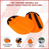 Pro Training Football AID Soccer Target Practice Shot Goal - Side View
