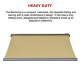 5.5m x 3.0m Retractable Folding Arm Awning Heavy Duty Full Cassette Motorised - Extra Image