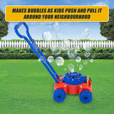 Kids Bubble Lawnmower Bubbles Machine Blower Outdoor Garden Party Toddler Toy - Extra Image