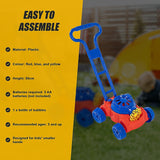 Kids Bubble Lawnmower Bubbles Machine Blower Outdoor Garden Party Toddler Toy - Extra Image