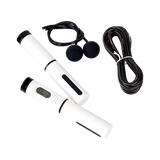 Skipping Rope Jump with Counter Smart Calorie Counting Adjustable Cable Ropeless - Top-Down View