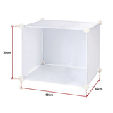 White Cube DIY Shoe Cabinet Rack Storage Portable Stackable Organiser Stand - Extra Image