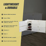 White Cube DIY Shoe Cabinet Rack Storage Portable Stackable Organiser Stand - Extra Image