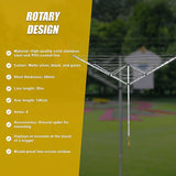 4 Arm Rotary Airer Outdoor Washing Line Clothes Dryer 50m Length - Extra Image