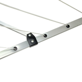 4 Arm Rotary Airer Outdoor Washing Line Clothes Dryer 50m Length - Top-Down View