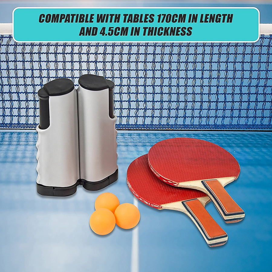 Table Tennis Game Indoor Portable Travel Ping Pong Ball Set Extendable
