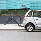 Premium 4-Bike Carrier Rack Hitch Mount Swing Down Bicycle Rack W/ 2 Receiver - Front View