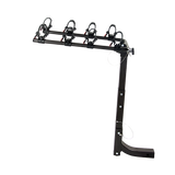 Premium 4-Bike Carrier Rack Hitch Mount Swing Down Bicycle Rack W/ 2