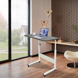 Wood Computer Desk PC Laptop Table Workstation Office Study Home Furniture - Front View