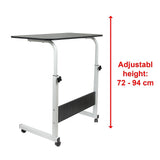 Wood Computer Desk PC Laptop Table Workstation Office Study Home Furniture - Low Angle