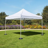 4pcs Outdoor Canopy Tent Leg Weights Anchor Stand Heavy Duty Gazebo Discs Base - Close-Up Angle