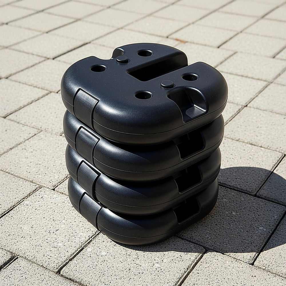 4pcs Outdoor Canopy Tent Leg Weights Anchor Stand Heavy Duty Gazebo Discs Base