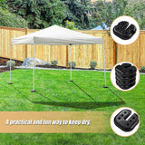 4pcs Outdoor Canopy Tent Leg Weights Anchor Stand Heavy Duty Gazebo Discs Base - Close-Up Angle