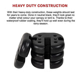 4pcs Outdoor Canopy Tent Leg Weights Anchor Stand Heavy Duty Gazebo Discs Base - Extra Image