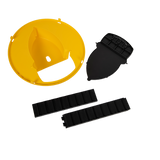 2x Flip N Slide Bucket Lid Mouse Rat Trap Automatic Mouse Trap With Ladder Reusable - Top-Down View