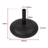 20kg Patio Sun Umbrella Base Durable Parasol Garden Stand Cement Round - Extra Image