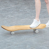 7 Layers Skateboard Deck Natural Wood Maple Double Concave Blank Skate Board DIY - 45-Degree Angle