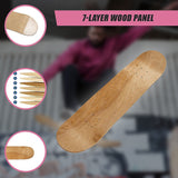 7 Layers Skateboard Deck Natural Wood Maple Double Concave Blank Skate Board DIY - Extra Image