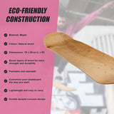 7 Layers Skateboard Deck Natural Wood Maple Double Concave Blank Skate Board DIY - Extra Image