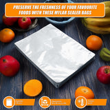100x Food Vacuum Bags Pouch Foil Aluminum Storage Bags Heat Seal 30x40cm - Low Angle